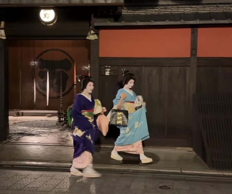 Kyoto: Gion Magical Night Walking Tour with Geisha Trivia - Hanamikoji and the world of geiko and maiko