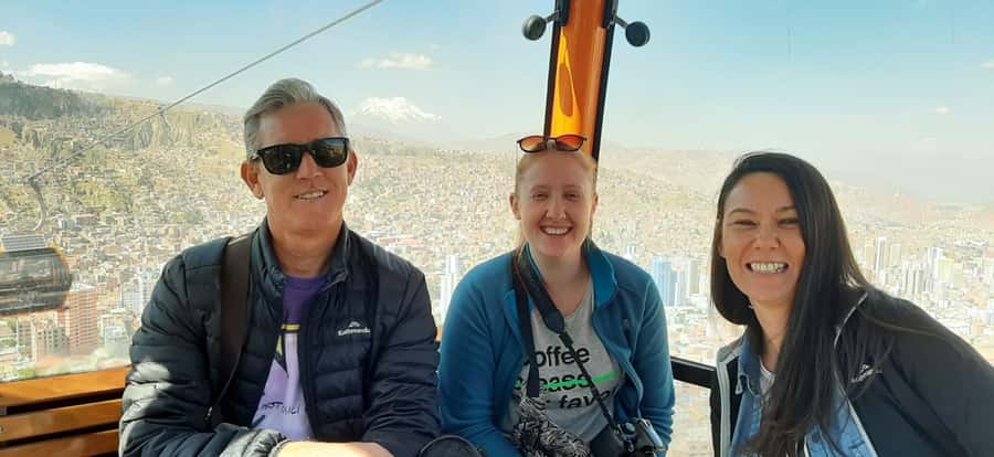 La Paz and El Alto: Cable Car Rides and Walking Tour - Crossing to El Alto by cable car