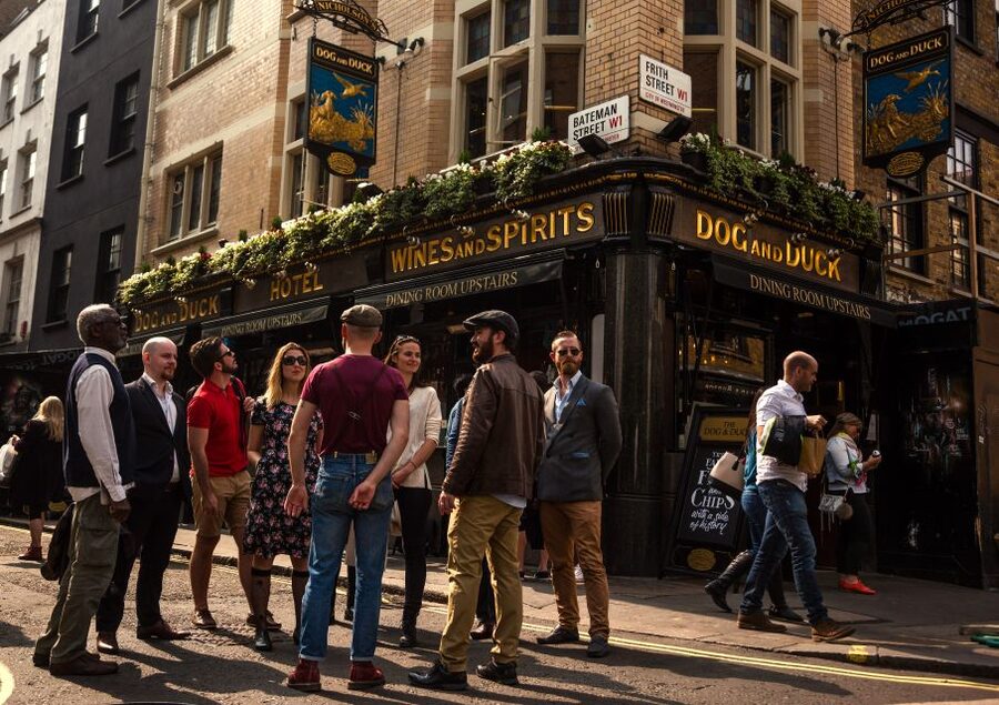 London: Soho Music and Historic Pubs Walking Tour - John Lennon, Bowie, Elton John, and the music crowd