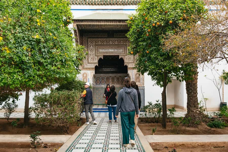 Marrakech: Saadian Tombs & Bahia Palace, Medina Guided Tour - Bab Agnaou, the Kasba, and old royal Marrakech