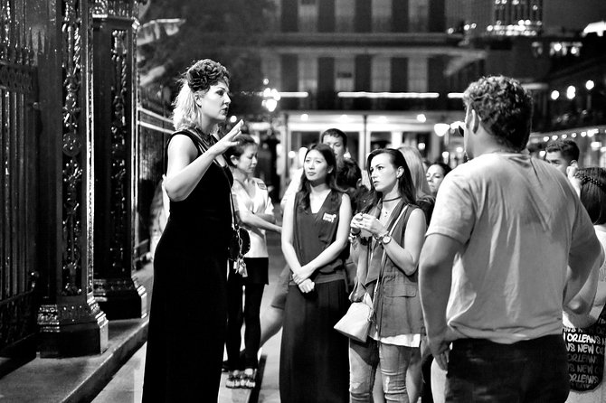New Orleans Vampire Walking Tour - Jackson Square and the first turn into the Quarter