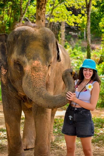 Phuket:Beach walk with elephants, rain & care. 2.5 hours - How ethical is this elephant experience?