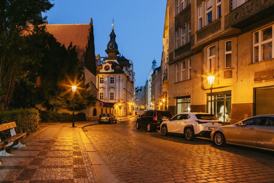 Prague: Ghosts and Legends Nighttime Guided Walking Tour - Ungelt’s courtyards and the first secret stop
