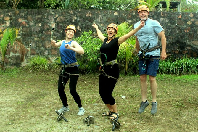 Puerto Vallarta's Best Canopy Zipline + Jorullo Bridge walk! - Crossing Jorullo Bridge Above the River