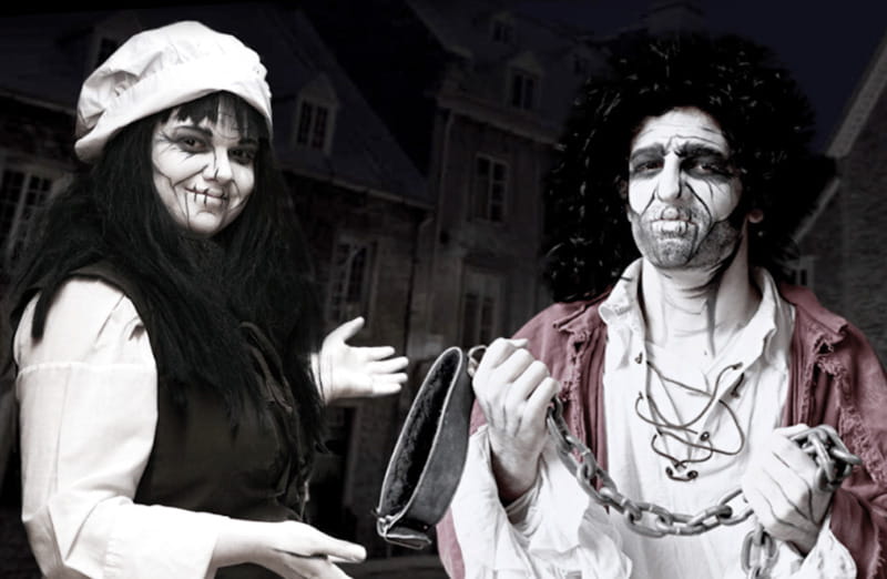 Quebec: Crimes of New France Animated Walking Tour - Walking through Old Quebec after sunset