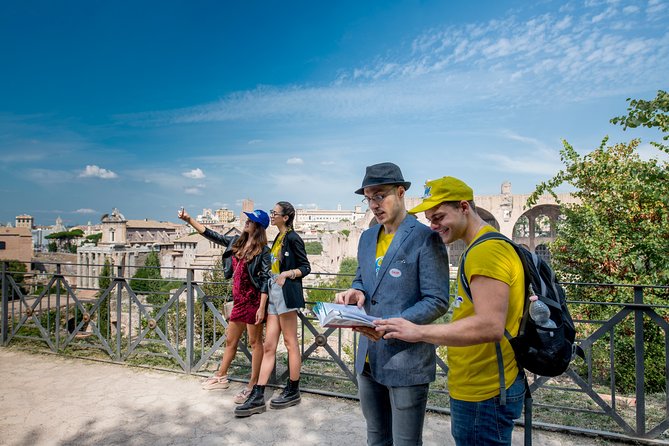 Rome: Colosseum Arena, Roman Forum & Palatine Hill Tour - Walking through the Roman Forum
