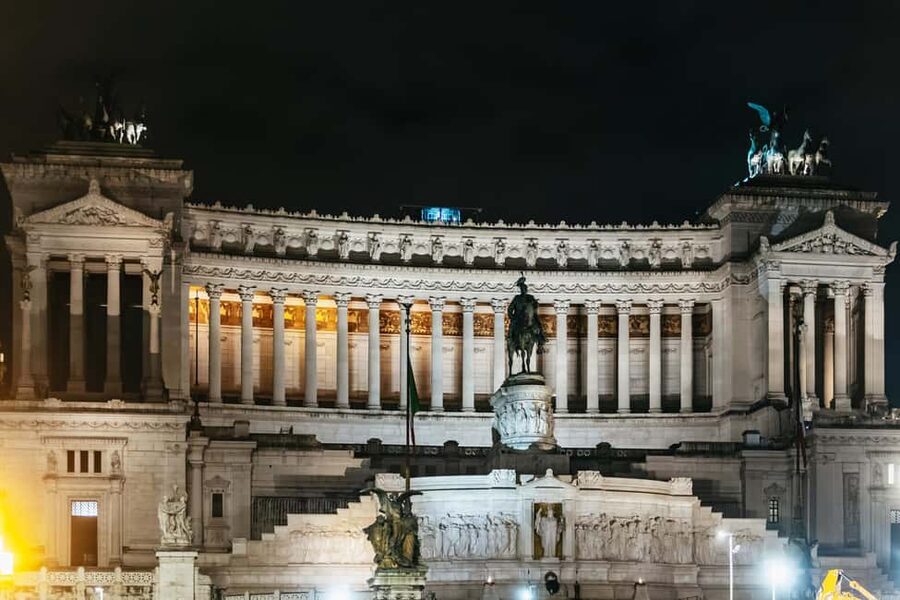 Rome: Small-Group City Highlights Moonlight Walking Tour - Trevi Fountain is the evening centerpiece