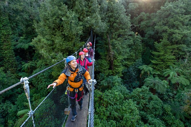 Rotorua’s Ultimate Zipline: 6 ziplines, 400 m Tandem, Cliff Walk - The forest is part of the attraction