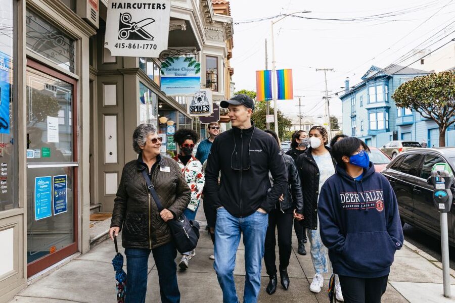 San Francisco: Castro LGBTQ Walking Tour - AIDS Memorial Quilt and the Names Project