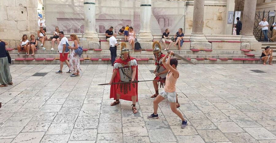 Split: History and Heritage Walking Tour - Starting beneath the Roman arch on Peristil Square