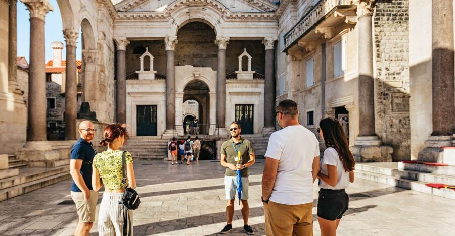 Split: Old Town and Diocletian Palace Walking Tour - Gregory of Nin and a local view of Split