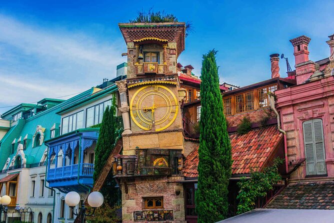 Tbilisi:Evening Walking & Talking Tour with Wine & Boat Ride - Sulfur baths and the Abanotubani district