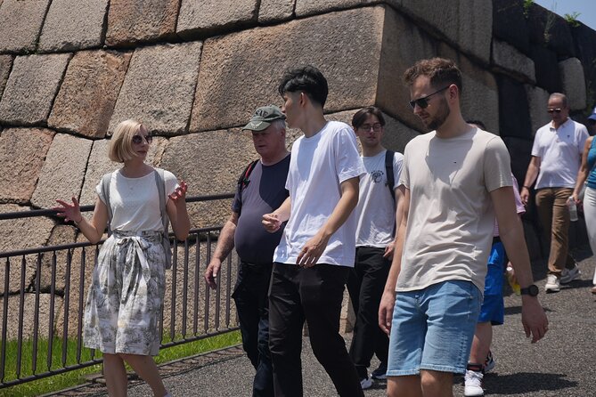 Tokyo: Imperial Palace and Shogun Historical Walking Tour - Standing on the Edo Castle keep foundation