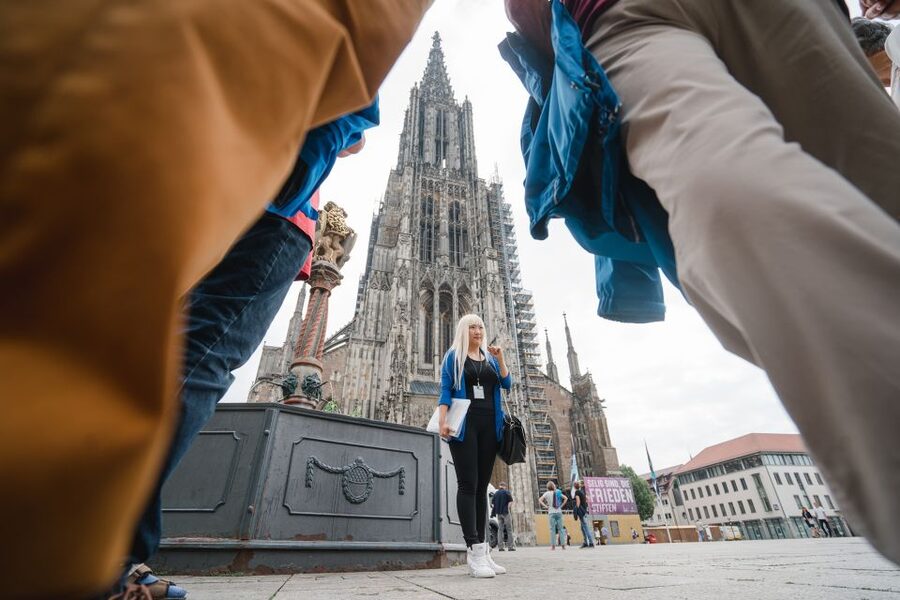 Ulm: City Center Walking Tour with Minster Visit - The town hall and its astronomical clock