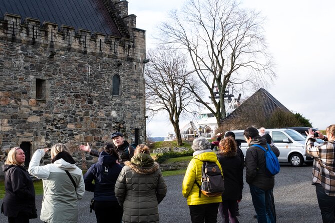 Walking Tour in Bergen of the Past and Present - Starting at Bergenhus Fortress and the old royal center