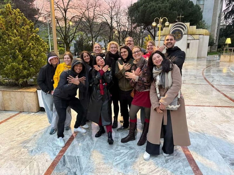 Walking Tour of Tirana - Et’hem Bey Mosque and the Clock Tower