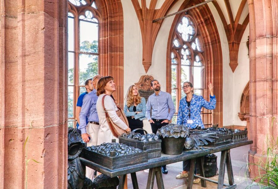 Walking Tour through Basel Old Town - Climbing toward Cathedral Hill