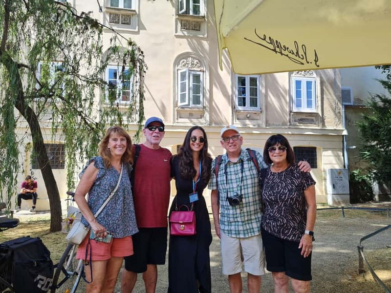 Zagreb: City and WWII Tunnels Walking Tour - The two-minute funicular ride and Grič Hill